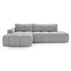 ECKSOFA Montero Bouclé-Stoff Grau Rechts - Grau, Holz/Textil (280/177cm) - Graingold
