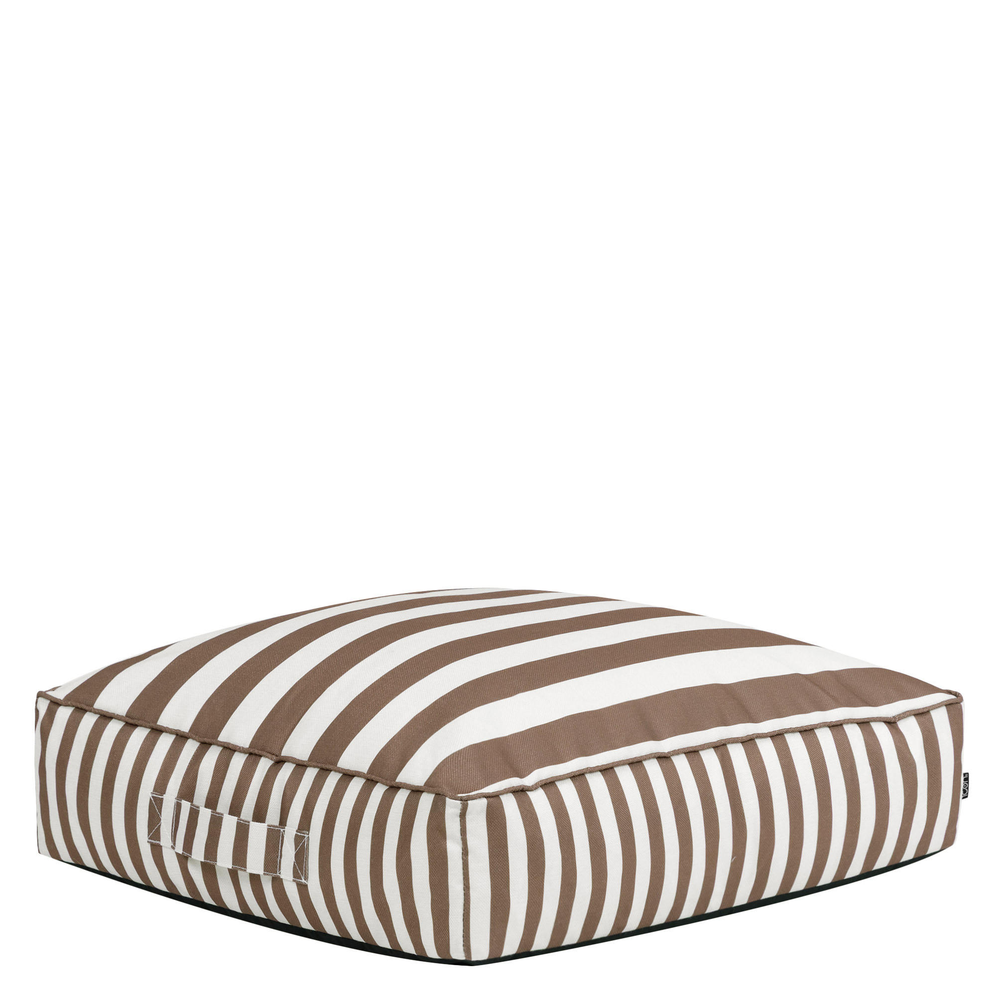 BODENKISSEN mit Sitzsackfüllung Solus - Braun, Textil (72/22/72cm) - icon