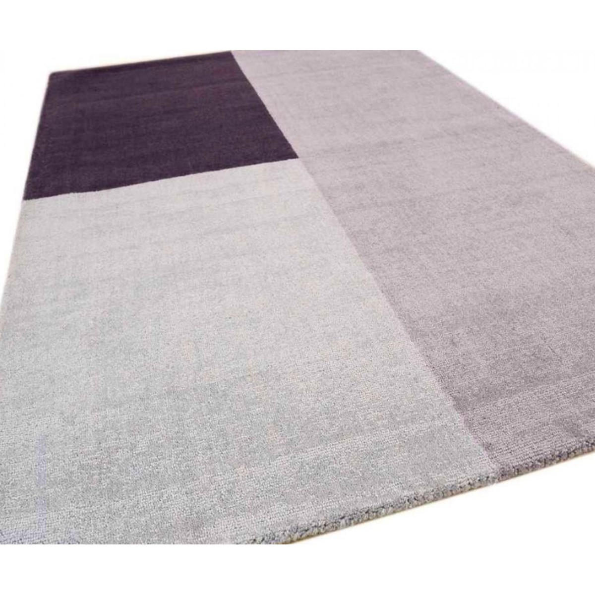 TEPPICH aus reiner Wolle, getuftet Lila 160 x 230 cm - Lila, Naturmaterialien (160/230cm) - Novatrend