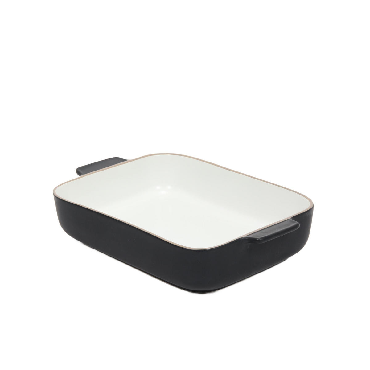 AUFLAUFFORM 28,5/18,5 cm - Schwarz, Keramik (28.5/6/18.5cm)