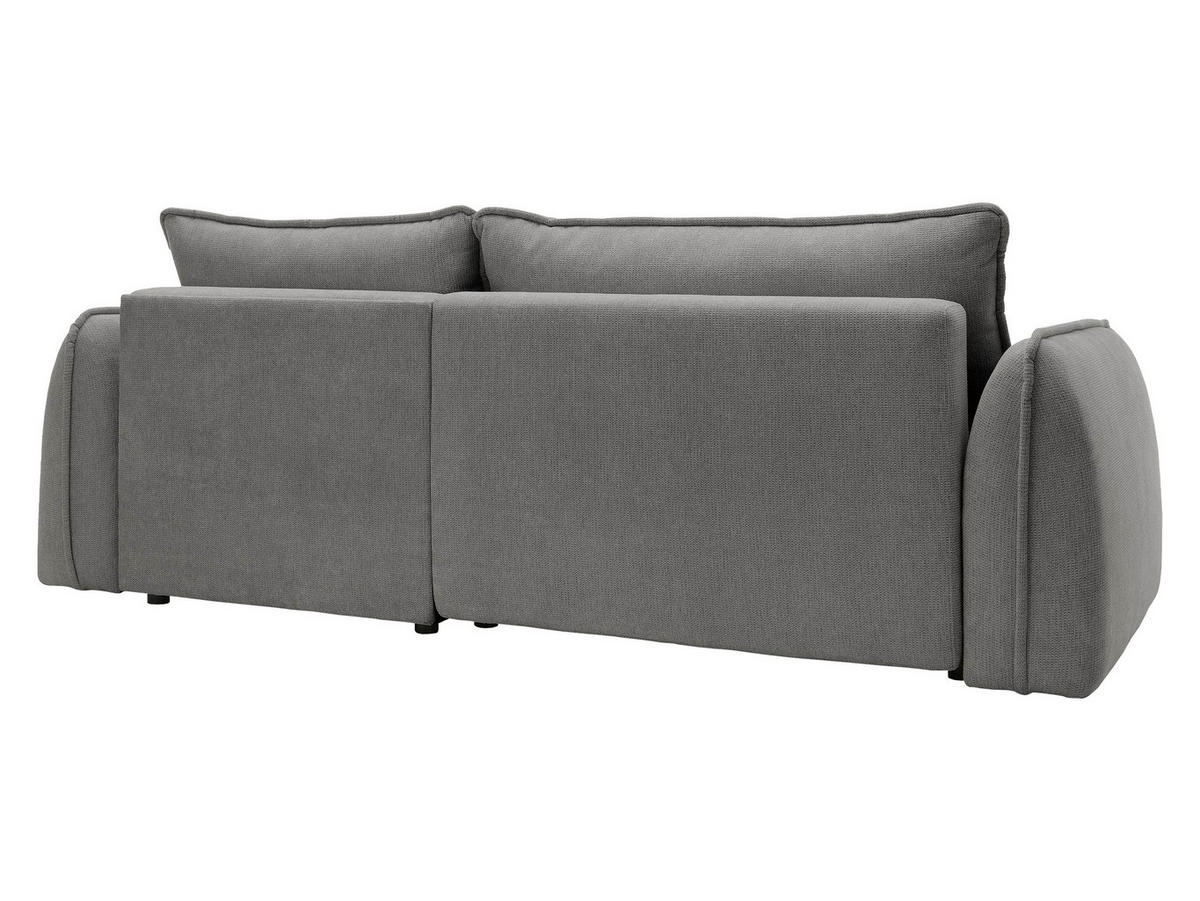 ECKSOFA Moho, Seite: Rechts - Schwarz/Grau, Holz/Kunststoff (254/162cm) - MIRJAN24