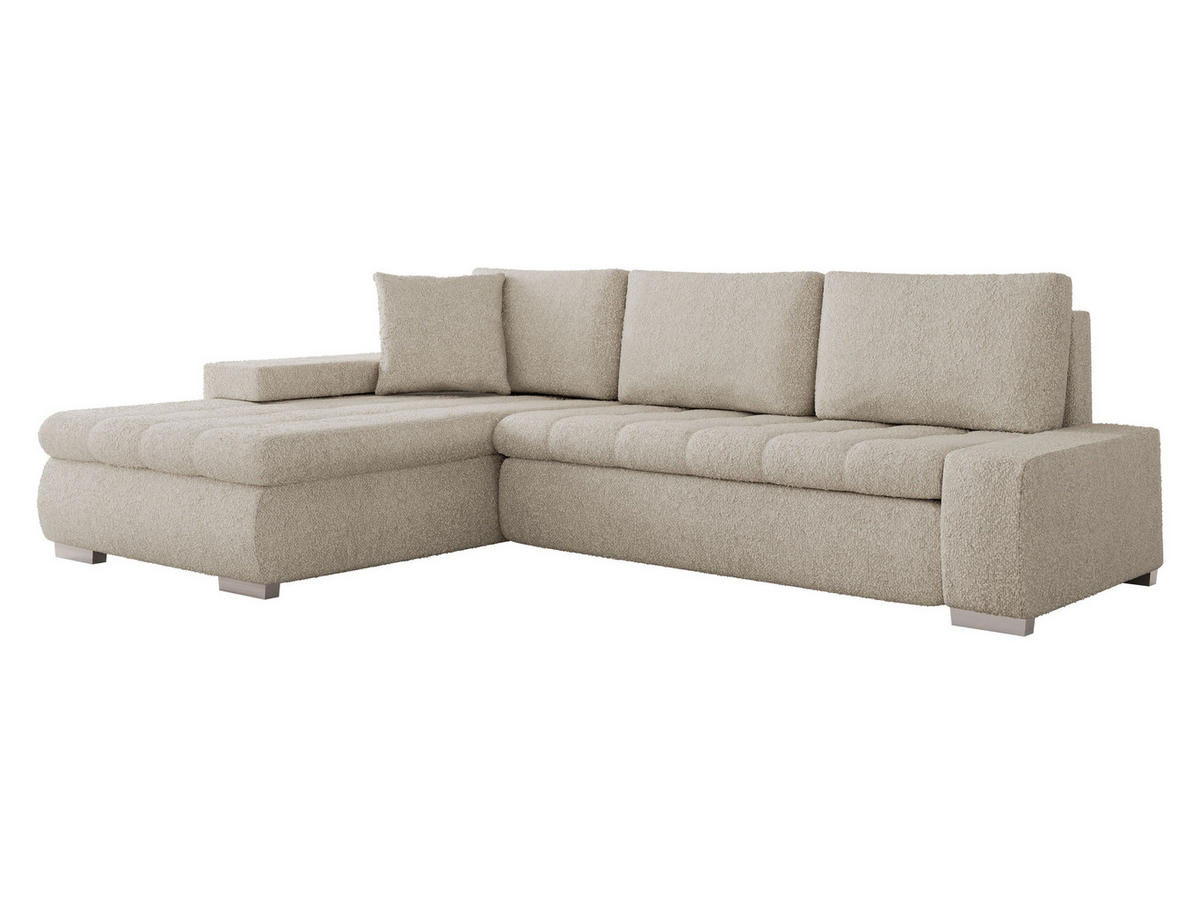 ECKSOFA Orkan Mini Premium - Beige, Holz/Textil (265/185cm) - MIRJAN24