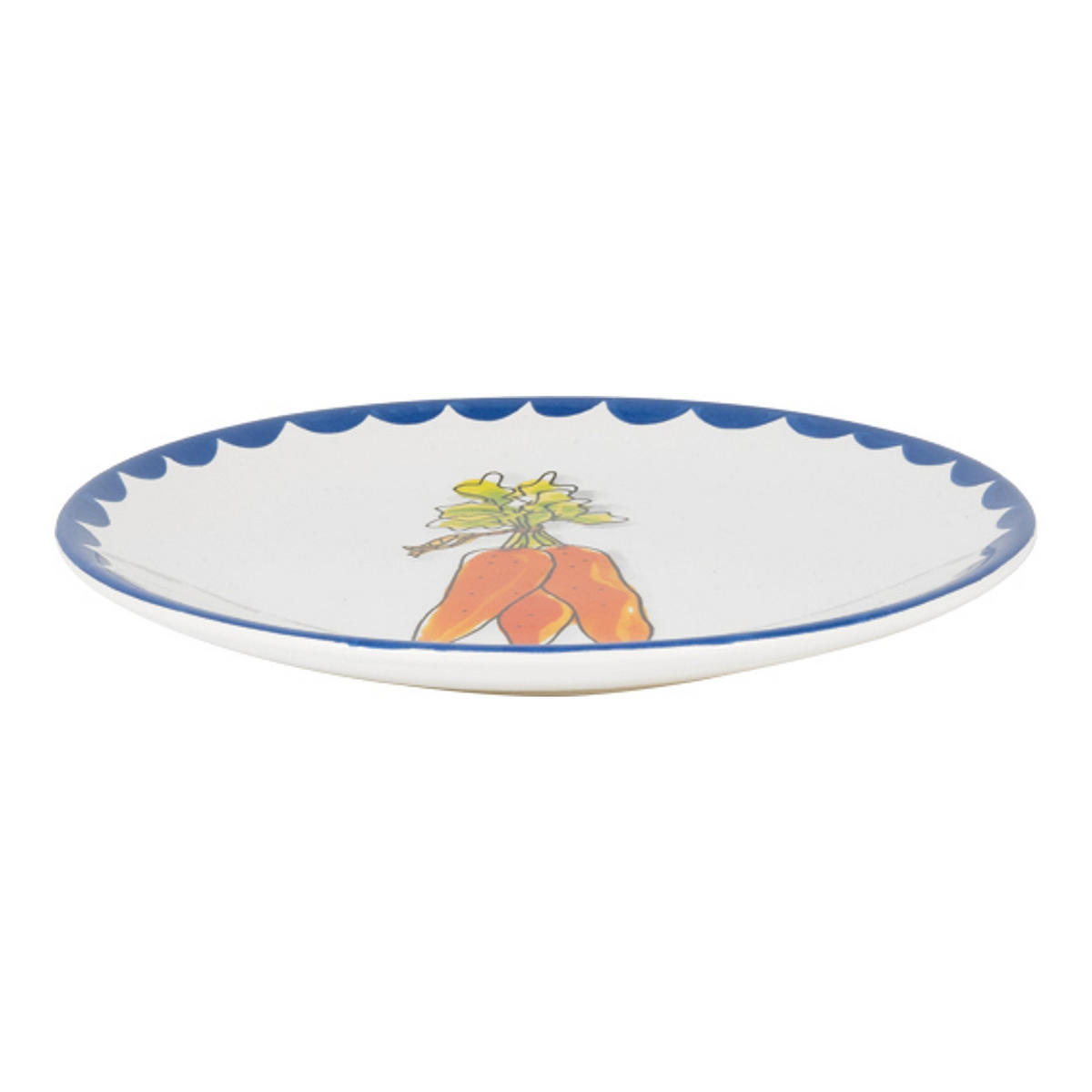 TELLER Karotte in Bunt - 18cm - Multicolor, Keramik (18/18/2cm) - Blond Amsterdam