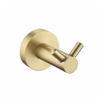 HANDTUCHHALTER Rea 5605 Leo Brush Gold - Goldfarben, Metall (7/5/5cm) - REA