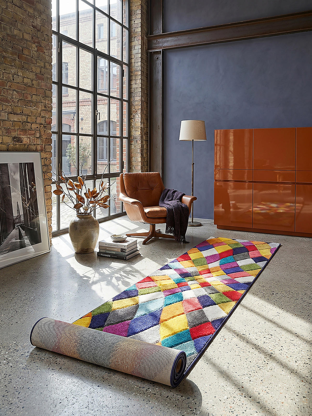 TEPPICH MEON, geometrisch, Florhöhe 11 mm, Bunt, 66 x 300 cm - Multicolor, Textil (300/66cm) - KADIMA DESIGN