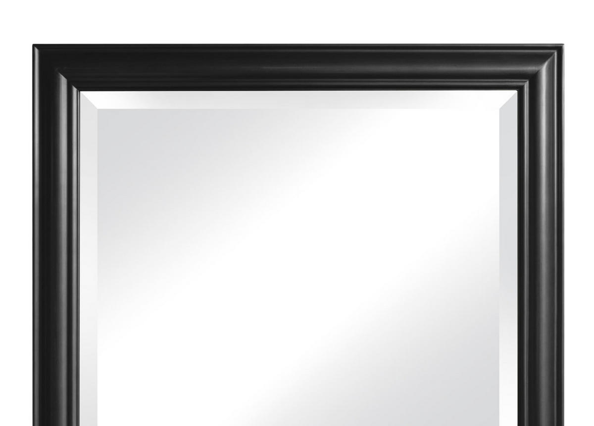 WANDSPIEGEL XL 180x80 cm, Schwarz, Holz - Schwarz, Holz (80/180/80cm) - dasmöbelwerk