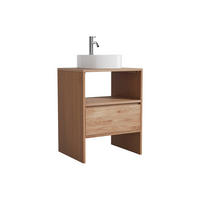 EINZELWASCHTISCH - 60 cmcm x 50 cmcm - Holz, Platte - Naturfarben Hell - CAVIZO - Naturfarben, Holz (60/78/50cm) - Vente-Unique