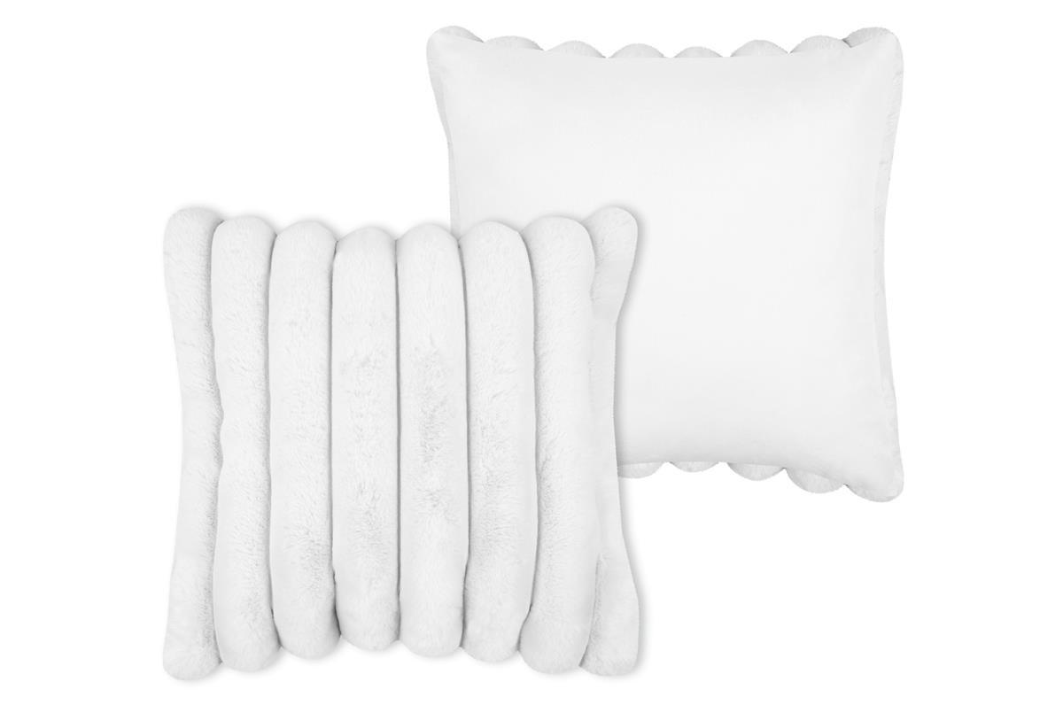 DEKOKISSEN Polary 45/45 cm - Weiß, Textil (45/45cm)