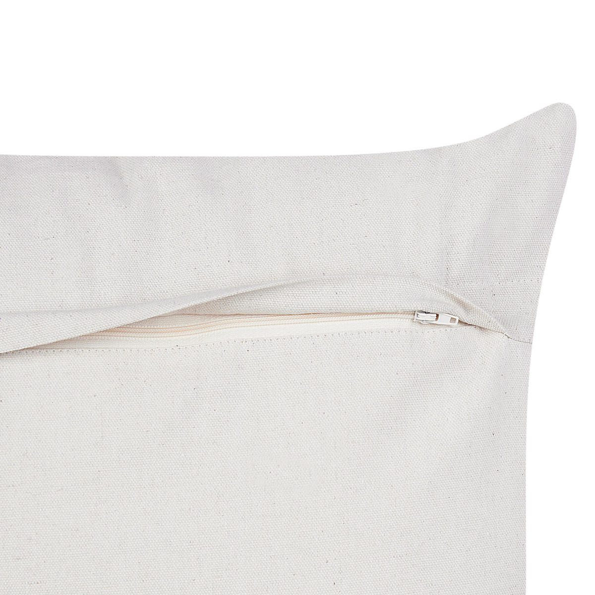 DEKOKISSEN 2er-Set Hellbraun 45/45 cm Mimisal - Hellbraun, Naturmaterialen/Textil (45/45cm) - Beliani