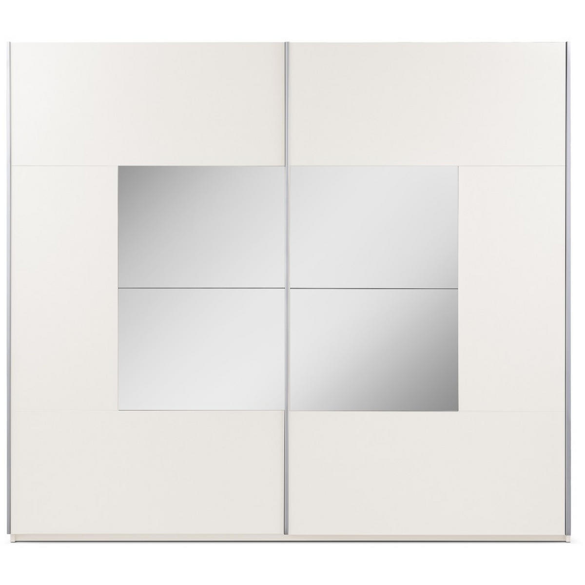 SCHWEBETÜRENSCHRANK Brooklyn mit 2 Türen und Spiegel, kaschmir, 250 cm - Kaschmir, Holzwerkstoff (250/215/65cm) - Beautysofa