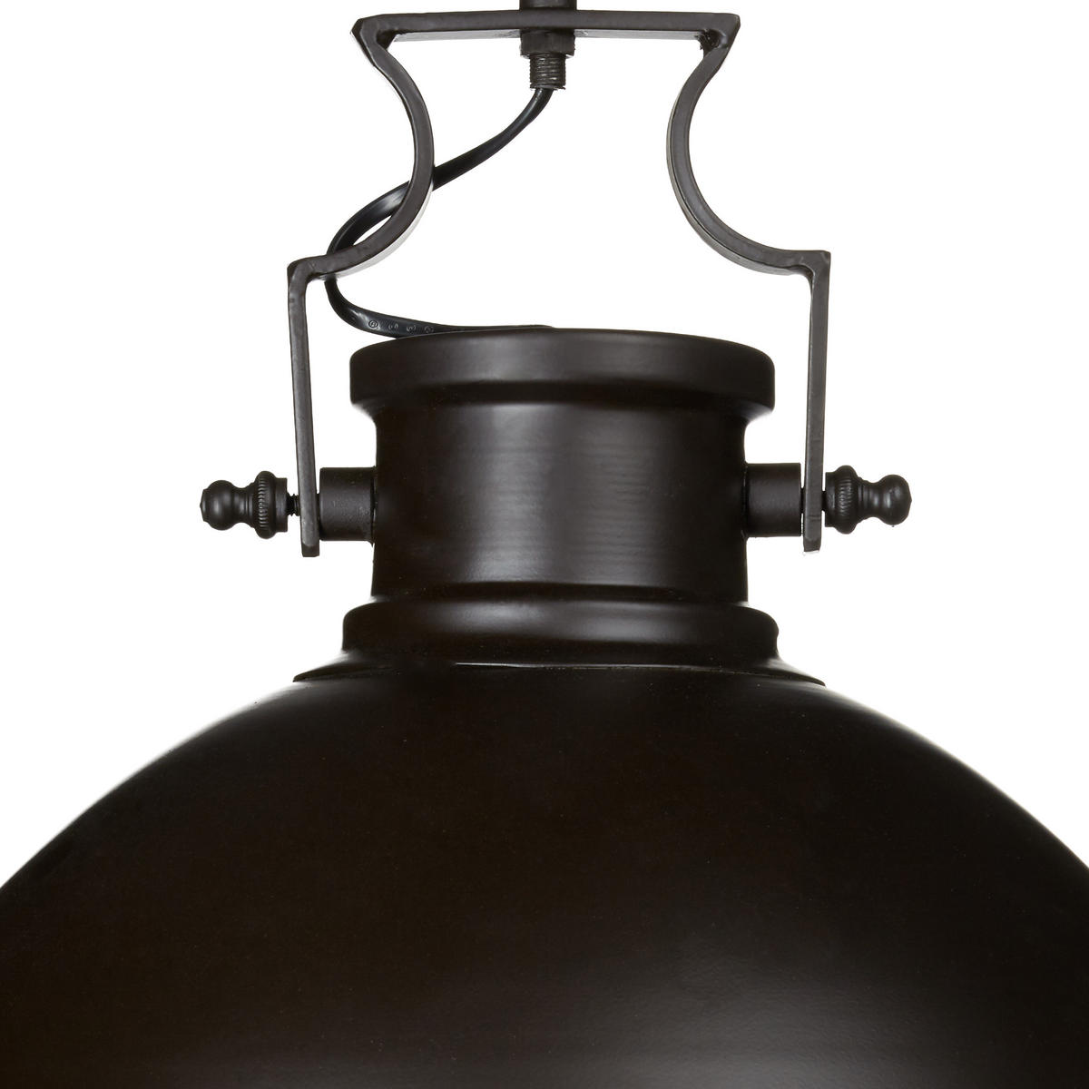 HÄNGELEUCHTE - Dunkelbraun, Metall (40.5/40.5/146cm) - Relaxdays