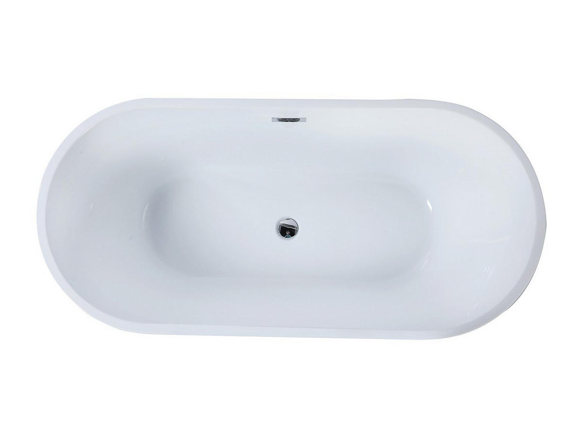 FREISTEHENDE Badewanne - 1 Person - Acryl - Schwarz - - Schwarz, Kunststoff (150/58/70cm) - Vente-Unique