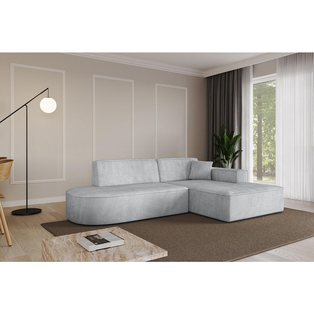 Thumbnail - Altdecor Ecksofa, Grau, Textil, 3-Sitzer, 232x165 cm, Wohnzimmer, Sofas & Couches, Wohnlandschaften, Ecksofas