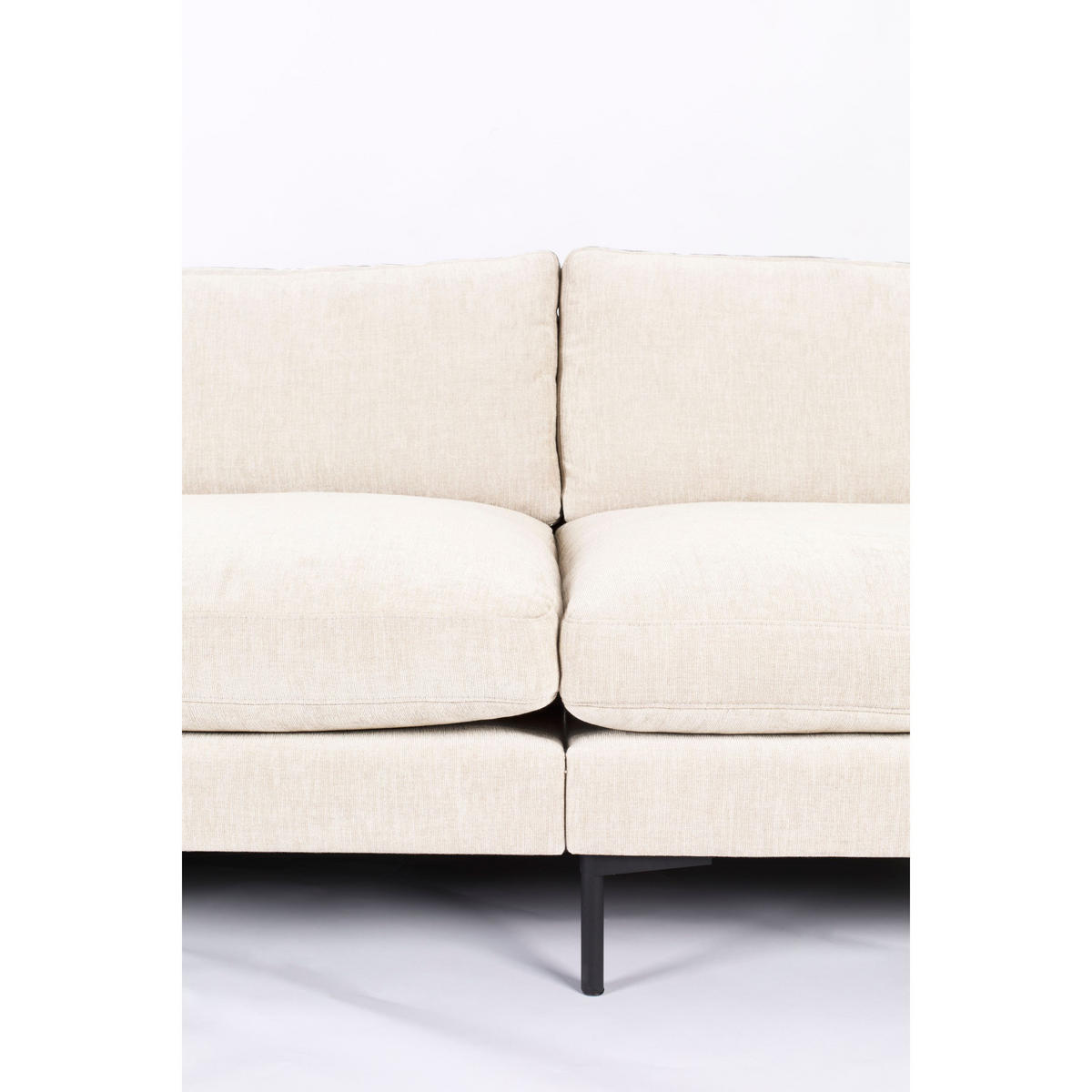 SOFA 3-SITZER Summer Crème - Beige/Creme, Textil (230/82/101cm) - Zuiver