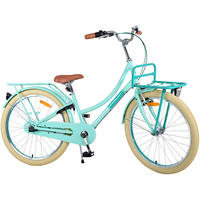 KINDERFAHRRAD Excellent - Mädchen - 24 Zoll - 3 Gänge - Rücktritt + Handbremse - Grün - Grün, Metall (65cm) - TPFSports