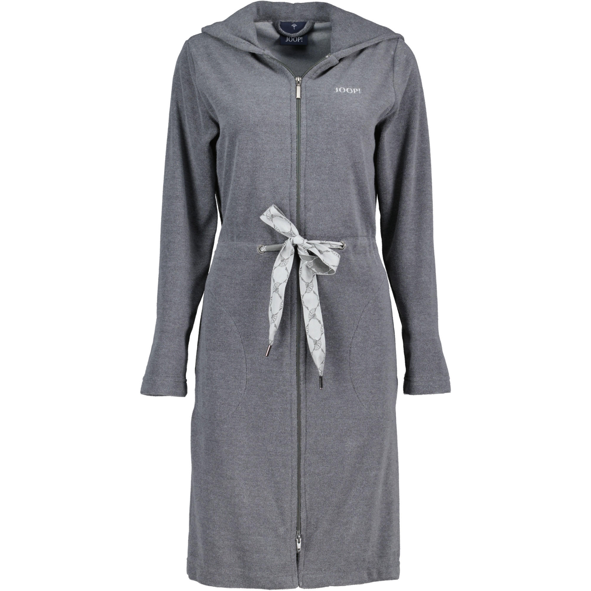 BADEMANTEL DAMEN KAPUZE ACTIVE 1659 ANTHRAZIT - 77 - Grau, Textil (XSnull) - Joop!