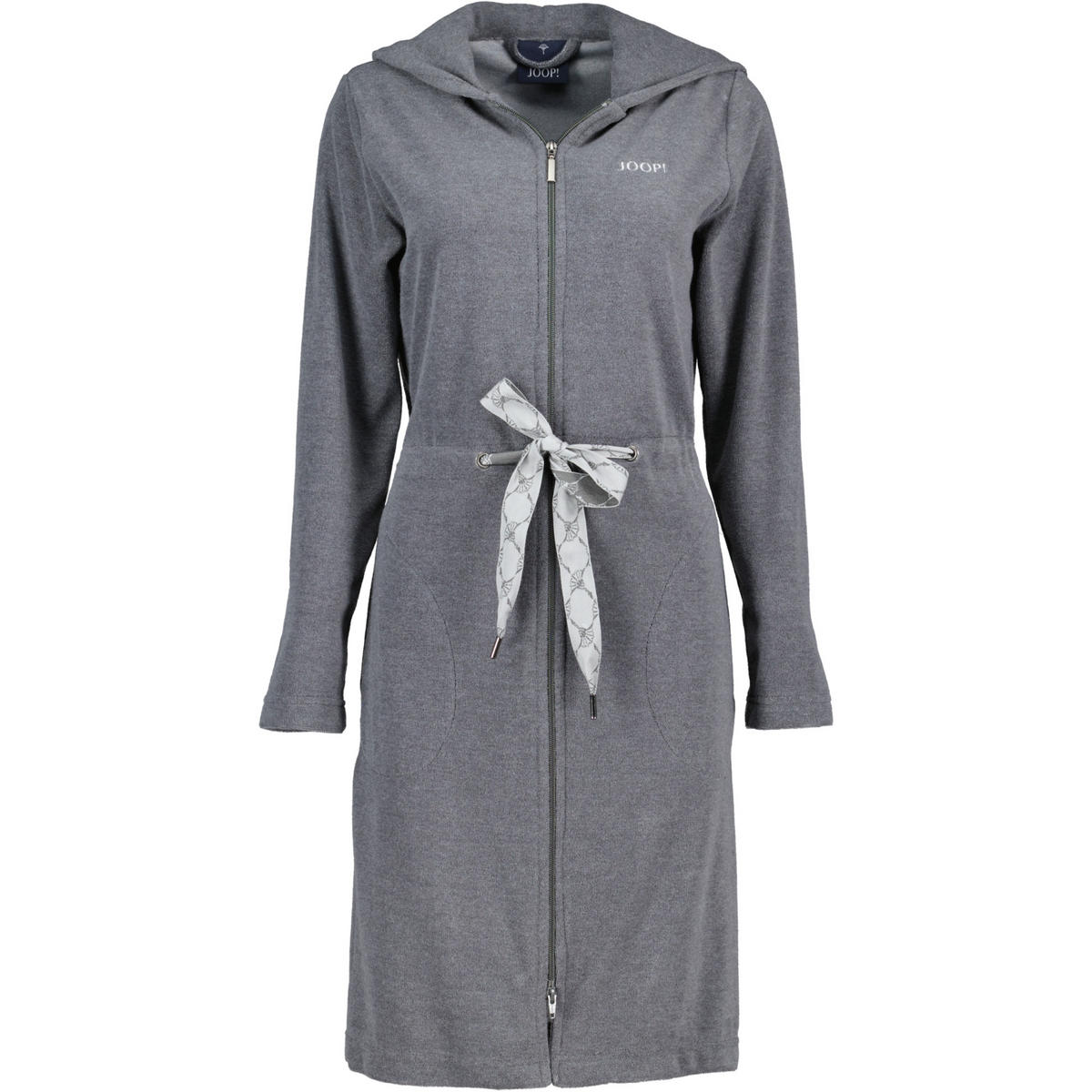 BADEMANTEL DAMEN KAPUZE ACTIVE 1659 ANTHRAZIT - 77 - Grau, Textil (XSnull) - Joop!