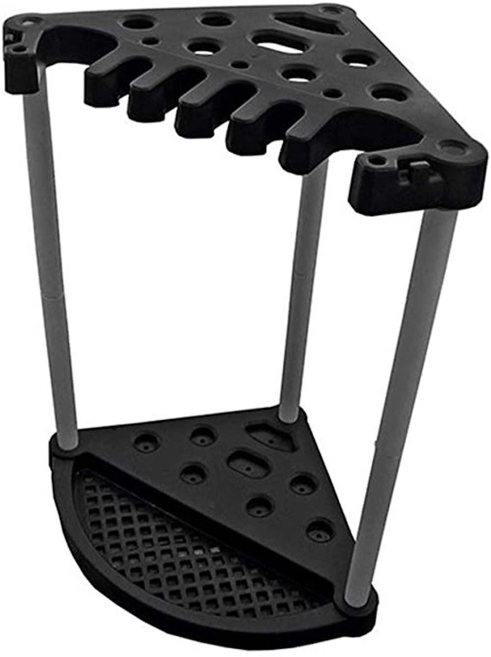 GARTENWERKZEUGHALTER aus robustem Kunststoff in Schwarz/Grau Maße: 73 x 37,5 x 37,5 cm - Schwarz, Kunststoff (37.5/73/37.5cm) - PROREGAL