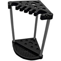 GARTENWERKZEUGHALTER aus robustem Kunststoff in Schwarz/Grau Maße: 73 x 37,5 x 37,5 cm - Schwarz, Kunststoff (37.5/73/37.5cm) - PROREGAL