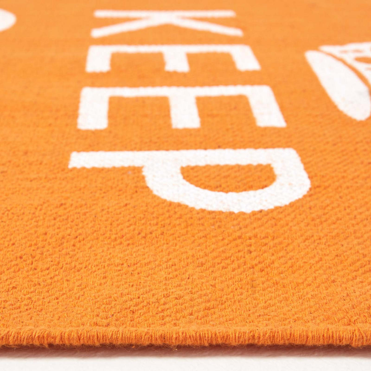 BAUMWOLLTEPPICH Keep Calm and Carry On 60/100 cm - Orange, Textil (60/100cm) - Homescapes
