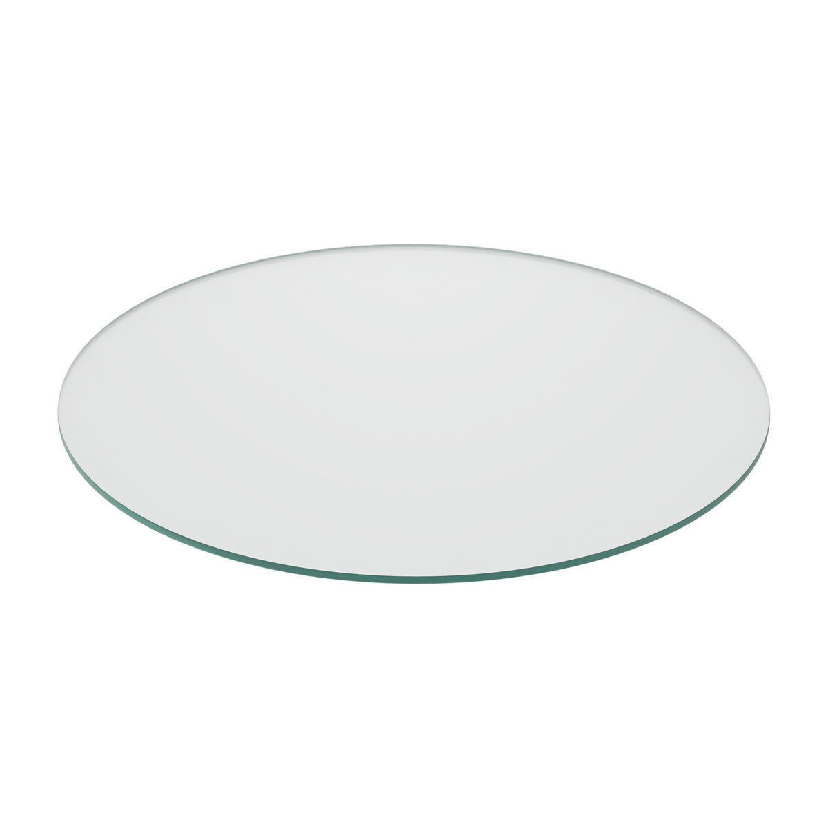 GLASPLATTE - Transparent, Glas (60/60/0.8cm) - Relaxdays