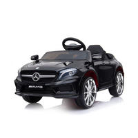 ELEKTROAUTO Mercedes Benz GLA45 schwarz Fernbedienung, EVA-Reifen, MP3 - Schwarz, Kunststoff (101/62/50cm) - Chipolino
