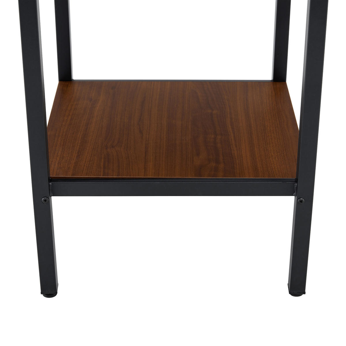 ESSTISCH 100/100/77 cm walnuss aus MDF mit Ablage - Walnussfarben, Holzwerkstoff (100/100/77cm) - OKWISH