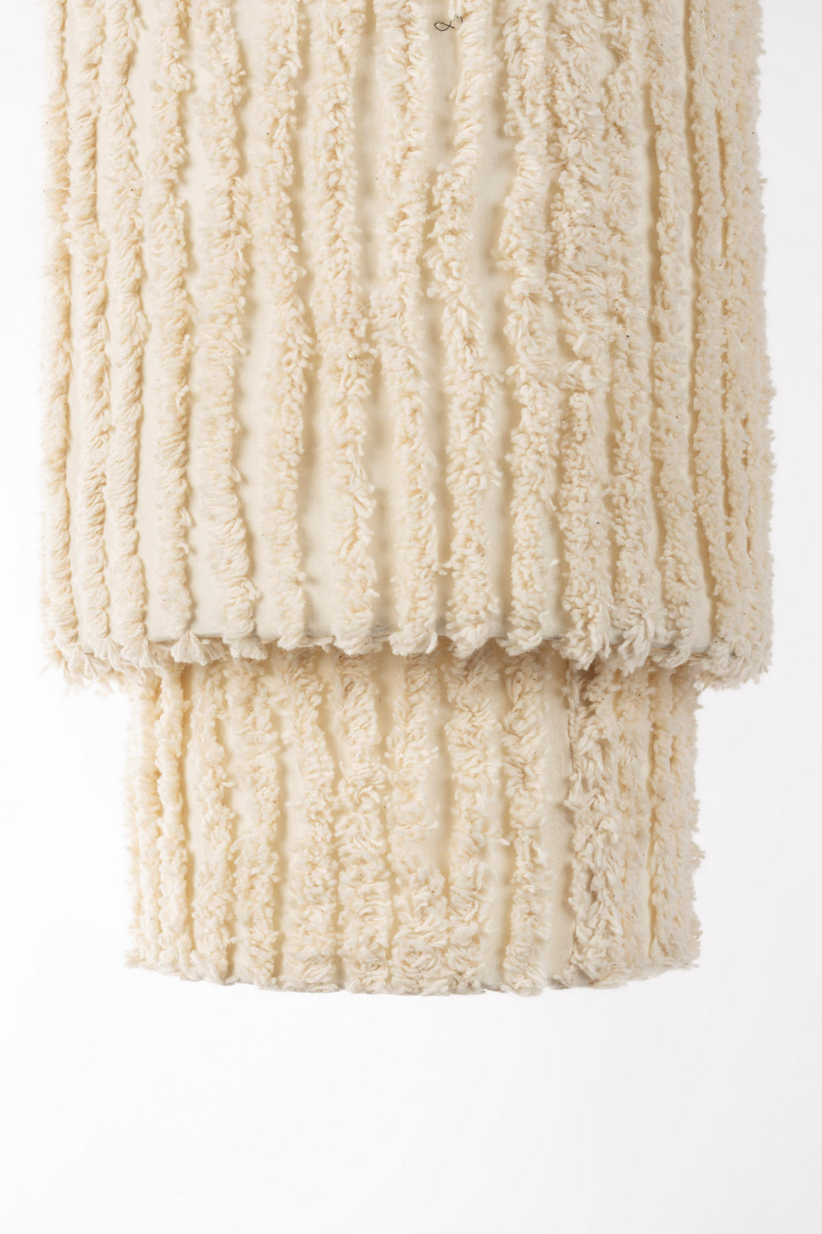 HÄNGELAMPE Arjun - Beige - 20/20/38 cm - Beige, Textil (20/20/38cm)