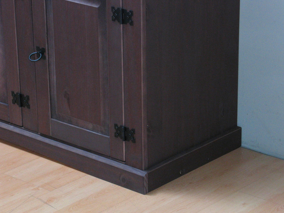 SIDEBOARD braun - Braun, Holz/Textil (132/84/44cm) - ebuy24