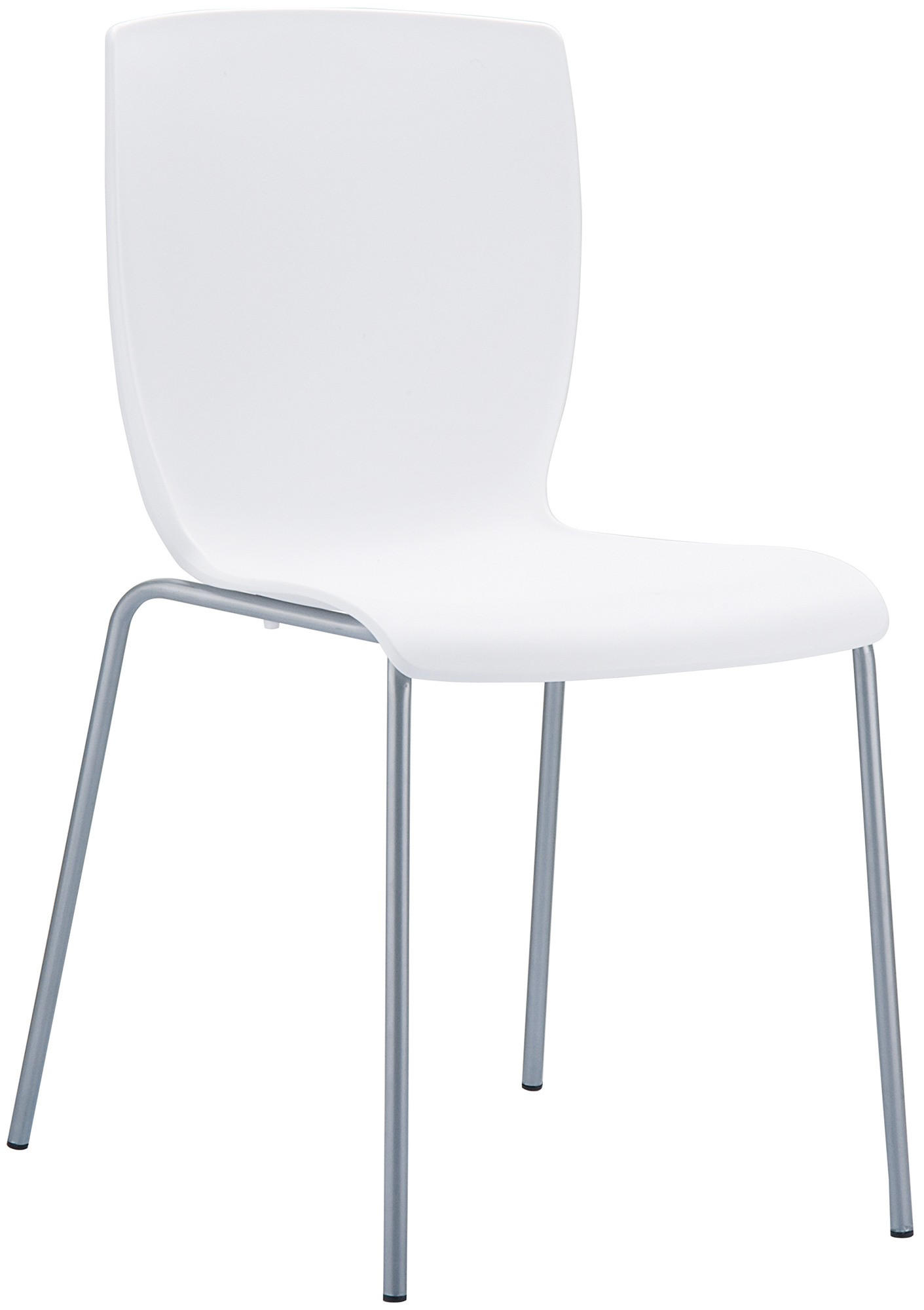 STAPELSTUHL Kunststoff weiß - Weiß, Kunststoff/Metall (47/80/50cm) - CLP
