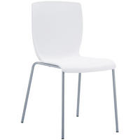 STAPELSTUHL Kunststoff weiß - Weiß, Kunststoff/Metall (47/80/50cm) - CLP
