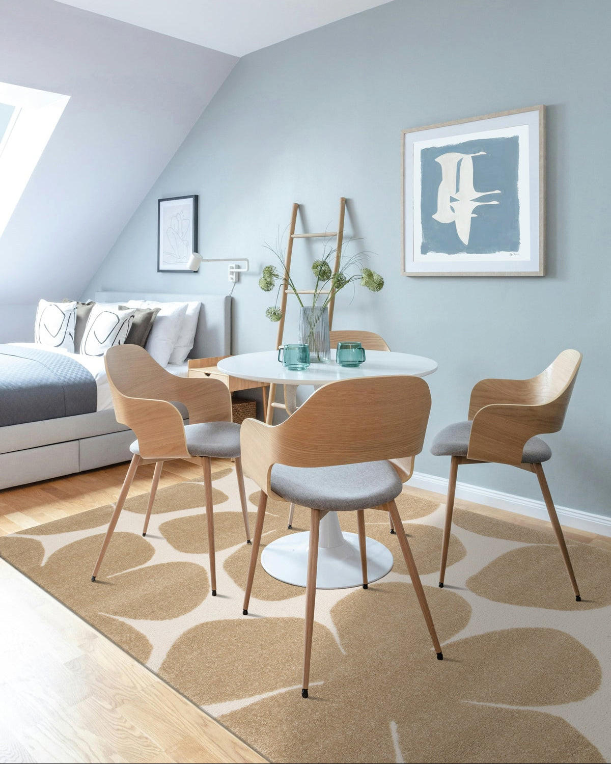 TEPPICH sehr weich mit Relief-Effekt bruin - Braun, Textil (120/170cm) - AFK Living