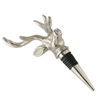 WEINFLASCHENDECKEL Botho - Silberfarben, Metall (8cm) - Boltze Home