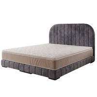 POLSTERBETT LEON3 200x 200 cm Farbe: Grau - Grau, Textil (200/200cm) - A&J MöbelLand