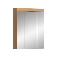 SPIEGELSCHRANK Scout Bad in Artisan Eiche Nachbildung und Salbei Nachbildung B/H/T: 60x79x18 cm - Eiche Artisan, Holzwerkstoff (60/79/18cm)