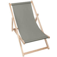 HOLZLIEGESTUHL klappbar Buchenholz Grey M - Grau, Holz (54/85/92cm) - Dreamroots