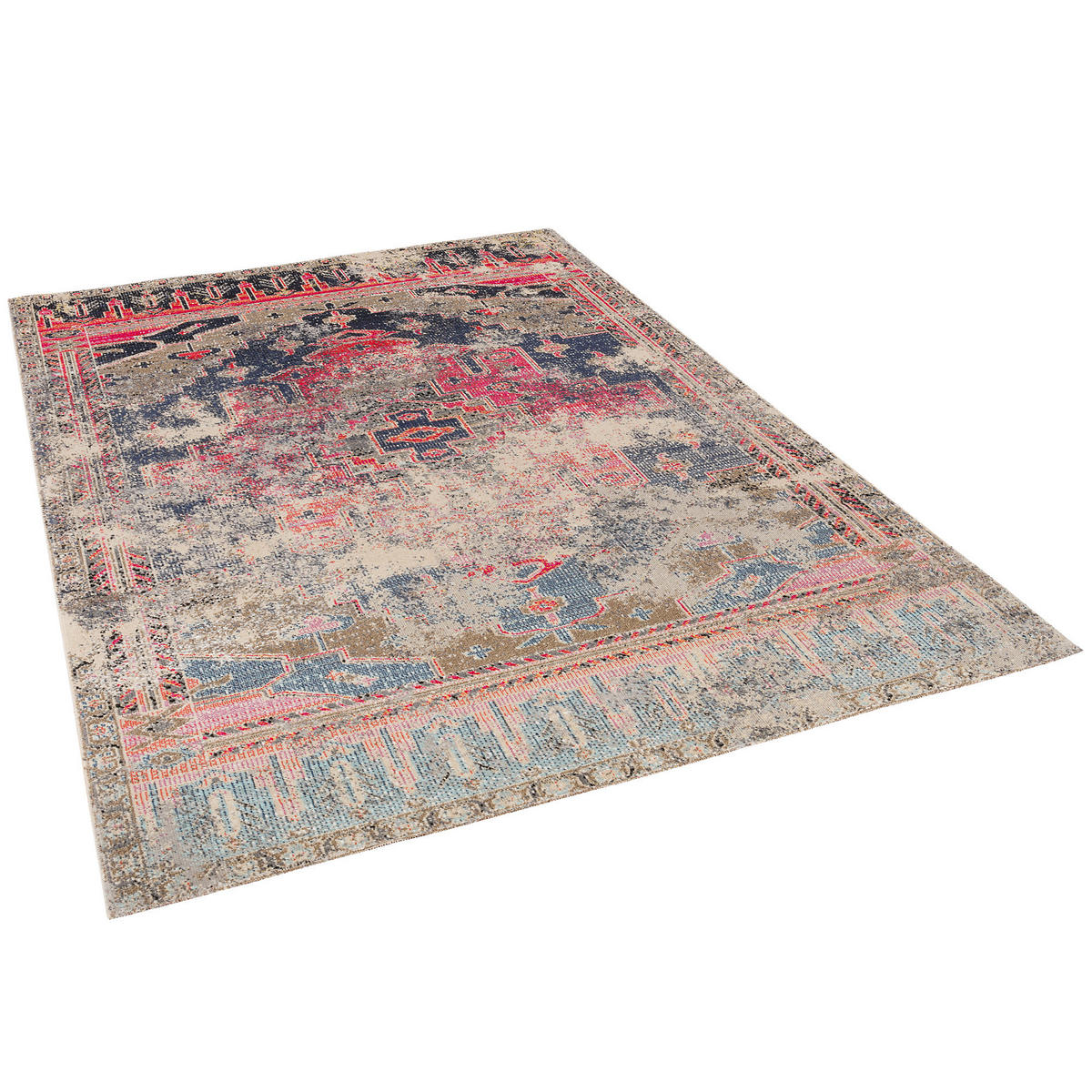 DESIGNER TEPPICH VINTAGE ZOE ORIENT KLASSIK VERLAUF - Blau, Textil (120/170cm) - Pergamon