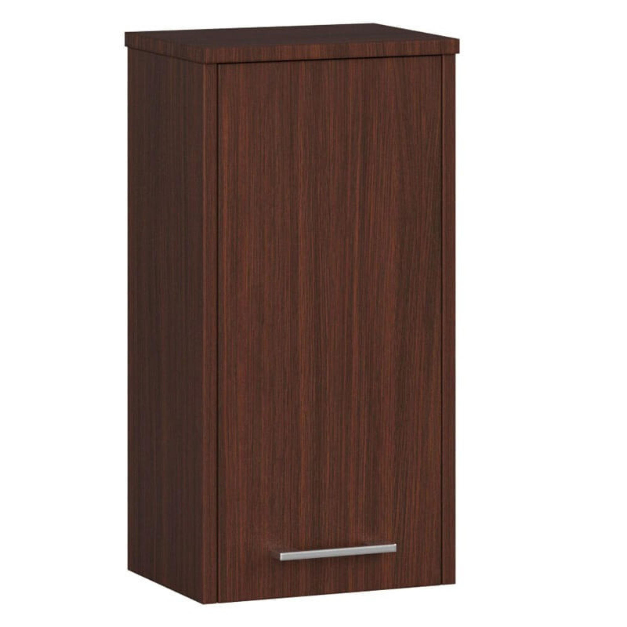 HÄNGESCHRANK Wengefarben 30x22,5x60 cm - Wengefarben/Silberfarben, Holzwerkstoff/Kunststoff (30/60/22.5cm) - Akord