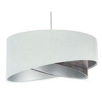 HÄNGELEUCHTE Grau 50/23 cm - Grau, Kunststoff (50/1/23cm) - ONZENO