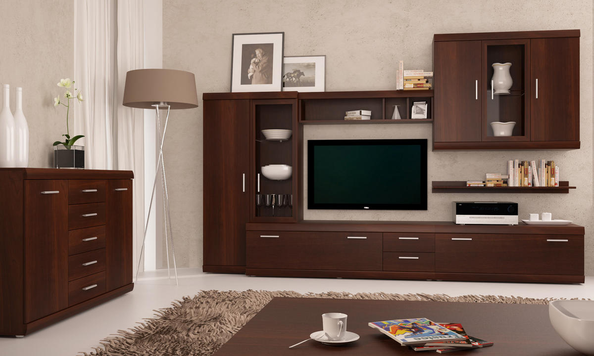 SIDEBOARD Imperial nussbaum imperial 140 cm / 45 cm / 89,5 cm - Braun, Holz/Holzwerkstoff (140/90/45cm) - Feldmann-Wohnen