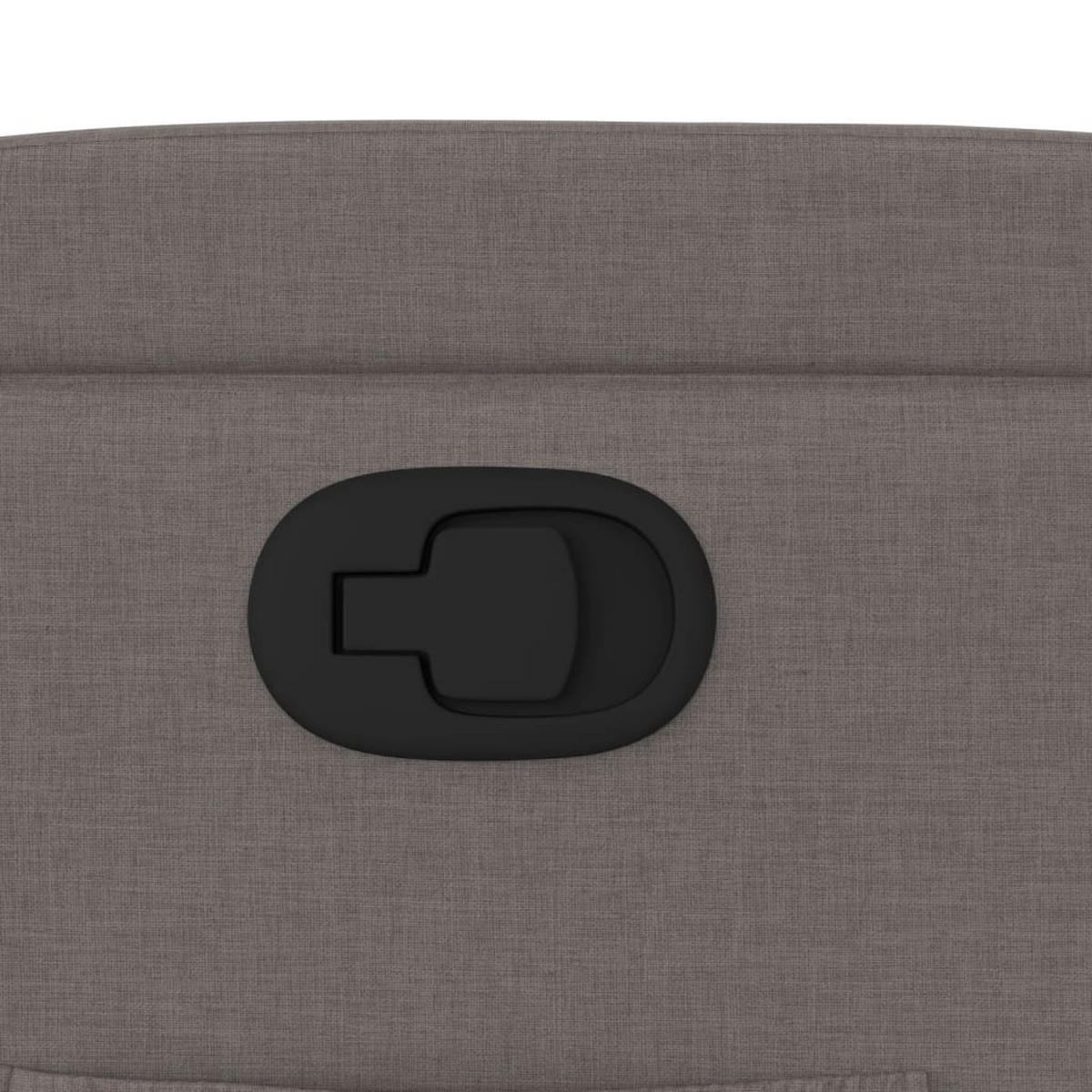 RELAXSESSEL Taupe Stoff - Taupe, Textil (88/97/74cm) - vidaXL