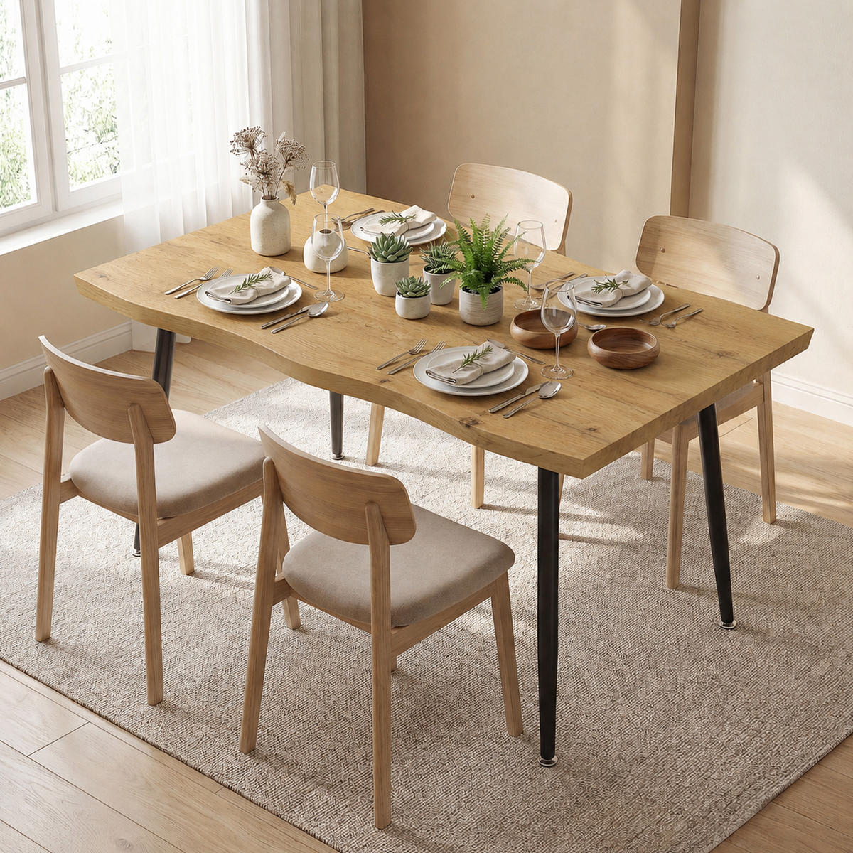 ESSTISCH Eichefarben 110.0/70.0/75.0cm - Eichefarben, Holzwerkstoff (110/70/75cm)