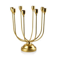 KERZENHALTER Cedric Gold 8/11.5/32 cm Metall - Goldfarben, Metall (11.5/32/8cm) - Mondex