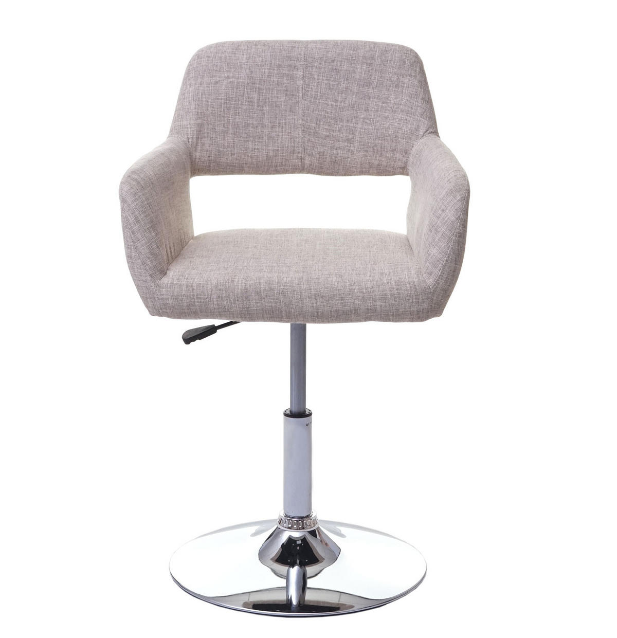 ESSZIMMERSTUHL Beige, Silber - Beige/Silberfarben, Textil (58/89/55cm) - MCW