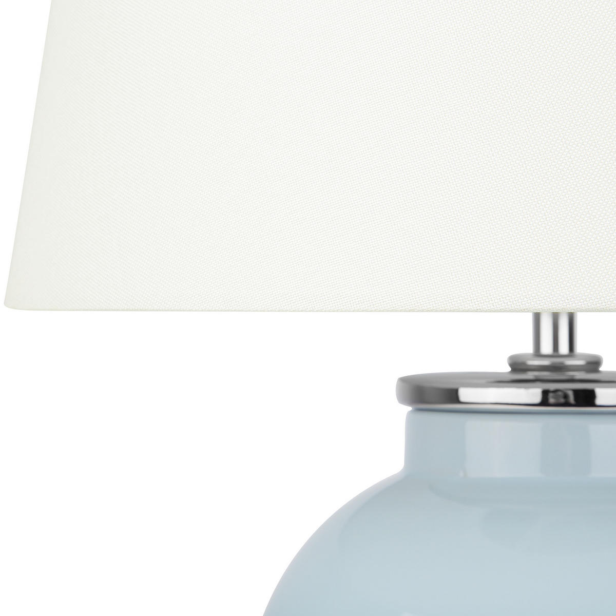 TISCHLAMPE Brenta 33/33/56 cm - Blau, Keramik (33/33/56cm) - Beliani