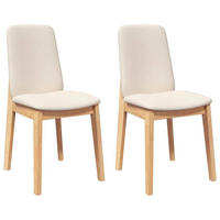 STUHL-SET 2 Stk Kesselhain 43/86.5/56 cm - Braun, Holz (43/86.5/56cm) - ZMH