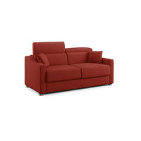 SCHLAFSOFA Amber - Rot, Textil (171/100/98cm) - Divani.store