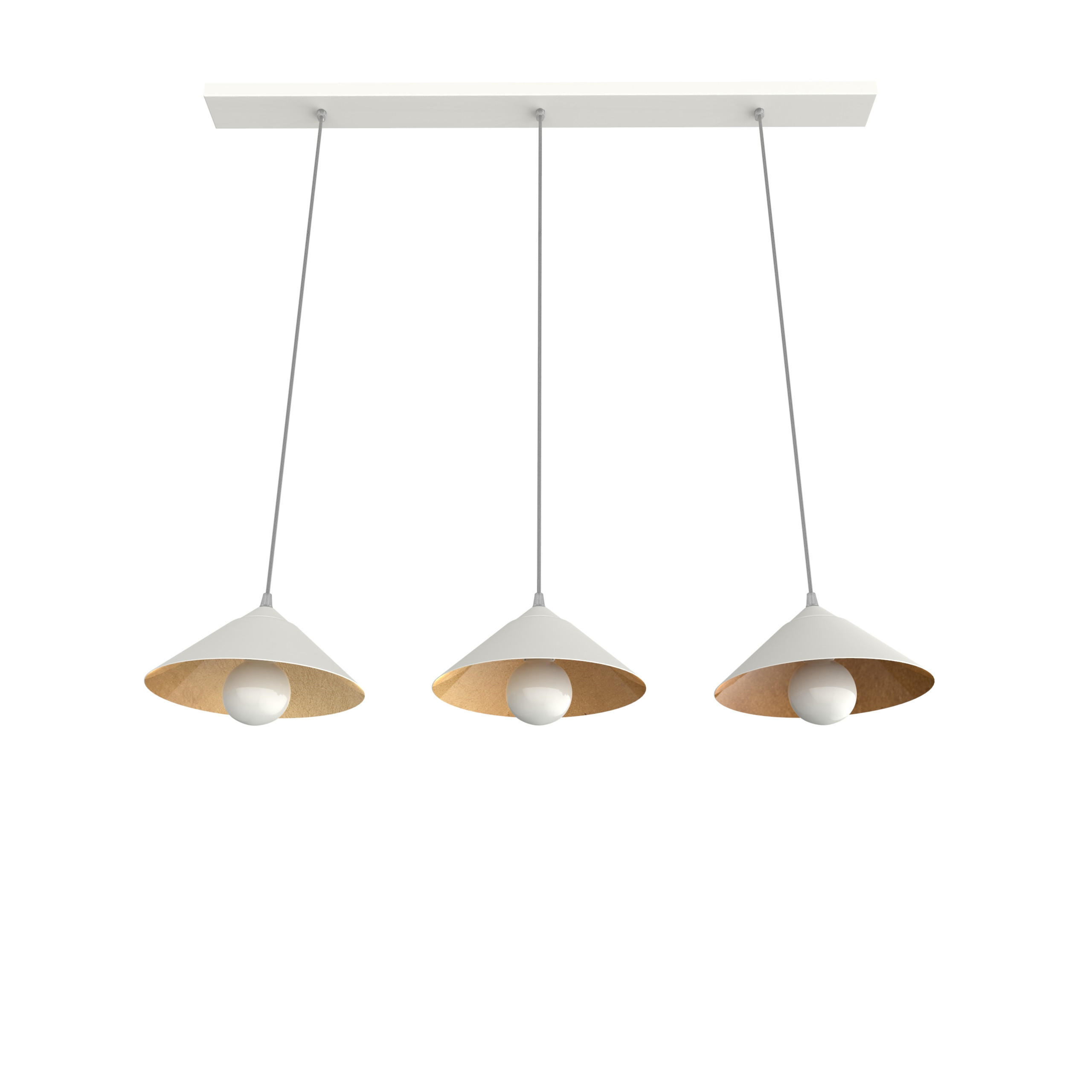 HÄNGELEUCHTE - Goldfarben, Metall (25/100/120cm) - Lumicom