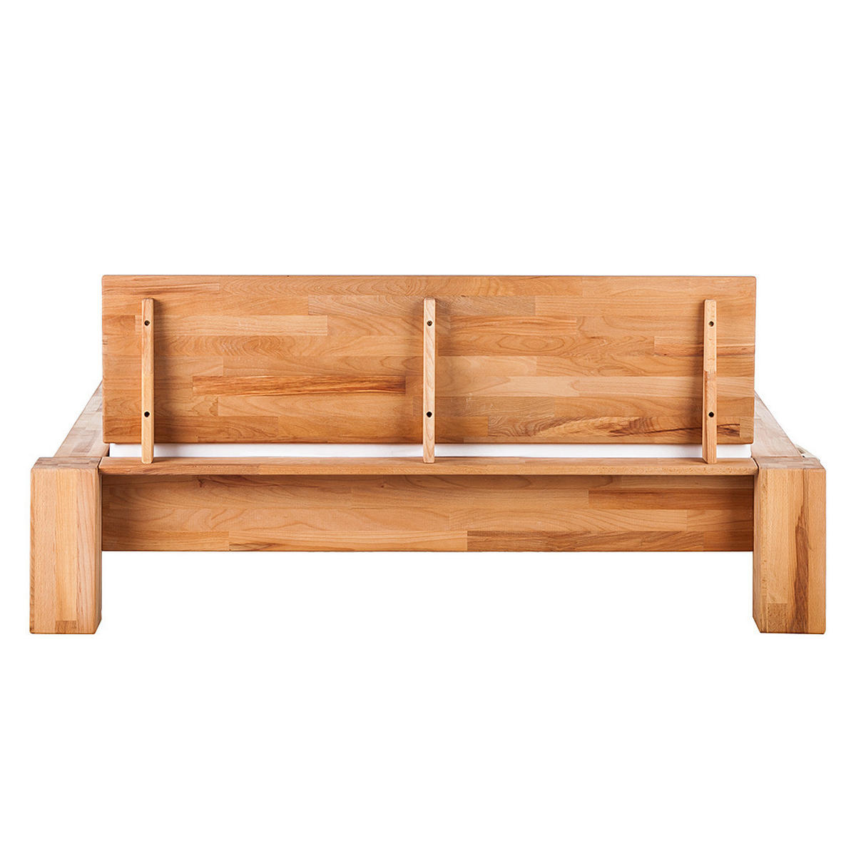 BETT - Massivholz - Kernbuche, Holz (160/200cm) - home24