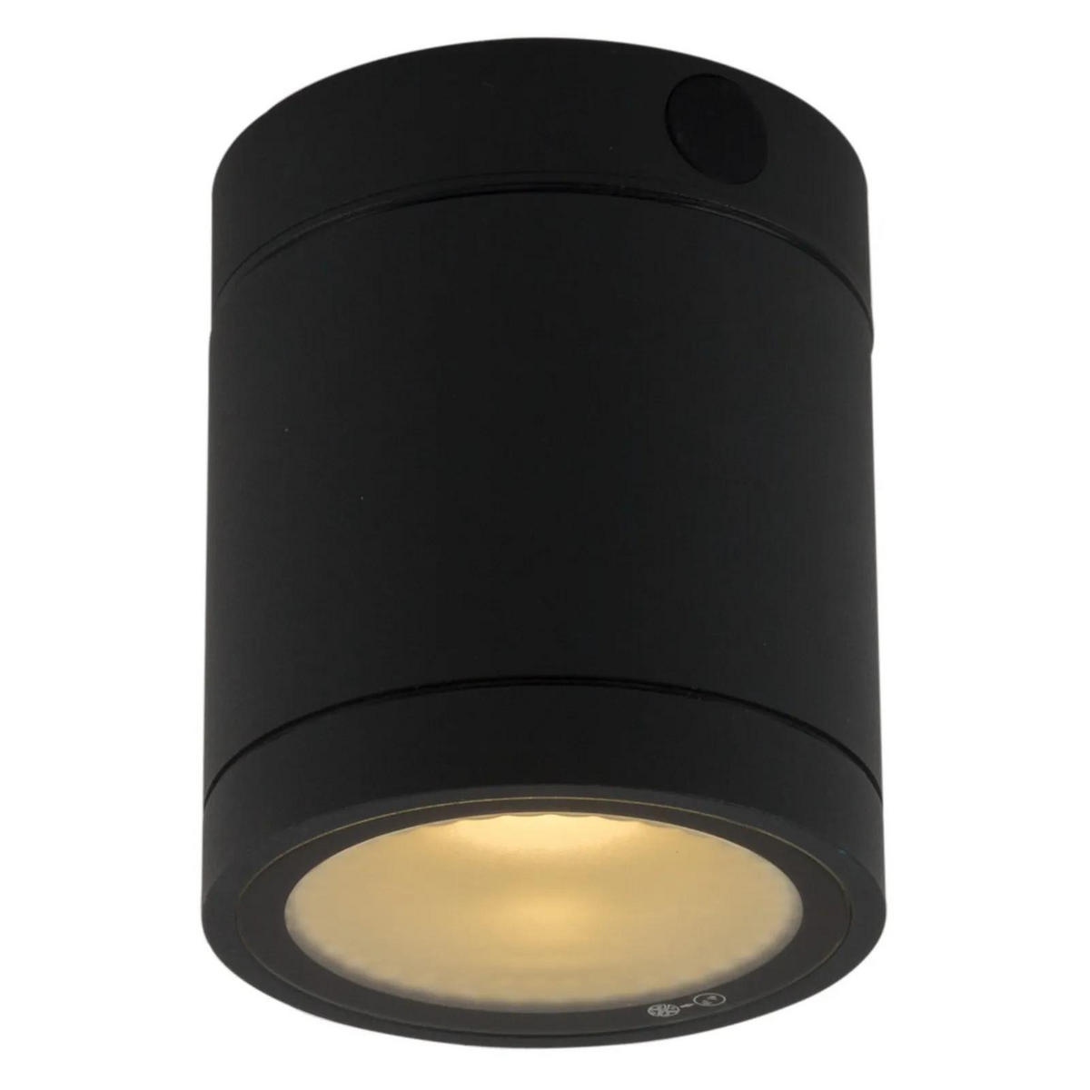 WAND- & DECKENLEUCHTE Negro Schwarz - Schwarz, Metall (5/5/12cm) - click-licht
